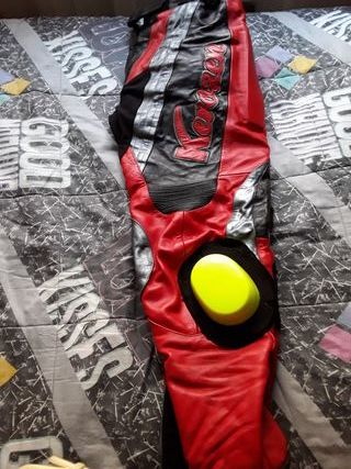 Pantalón Moto Kerocen Rojo y Negro