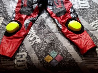 Pantalón Moto Kerocen Rojo y Negro