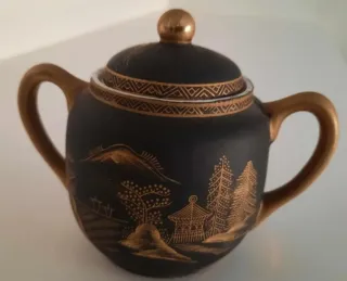 Juego de té/café de auténtica porcelana japonesa