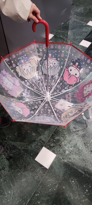 Paraguas infantil Harry Potter transparente