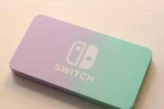 Funda Nintendo Switch Degradado Morado/Verde