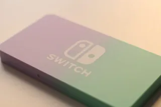 Funda Nintendo Switch Degradado Morado/Verde