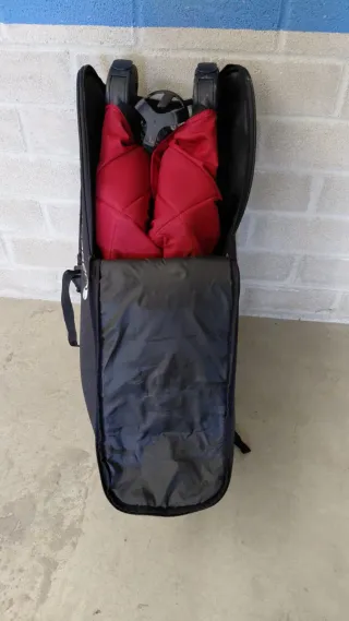 Carro City Mini Zip plegable rojo