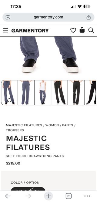 Pantalones grises soft touch