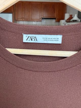 Vestido vintage Zara marrón