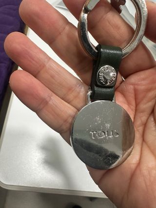 Llavero Tous Oso Plata