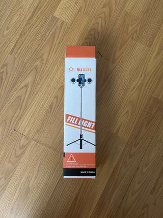 Tripode con aro de luz para moviles. Inalambrico