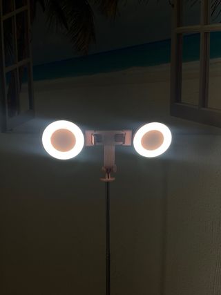 Tripode con aro de luz para moviles. Inalambrico