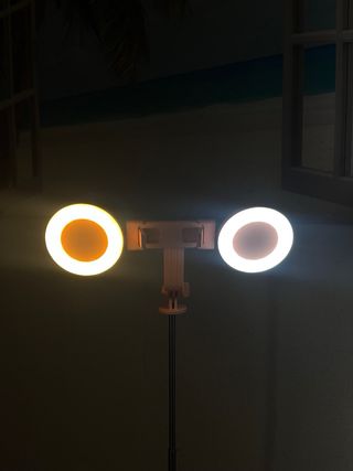 Tripode con aro de luz para moviles. Inalambrico