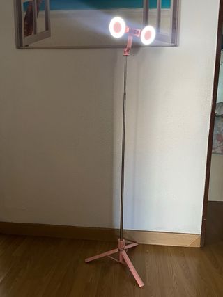 Tripode con aro de luz para moviles. Inalambrico