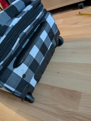 Maleta JanSport Cuadros Blanco y Negro