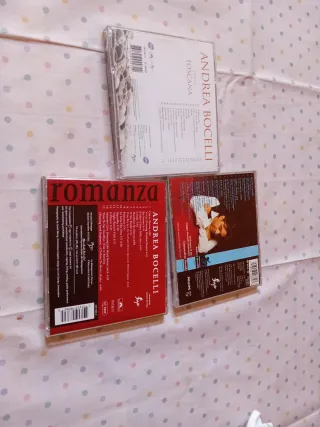 Lote 3 CDs Andrea Bocelli: Toscana, Aria, Romanza