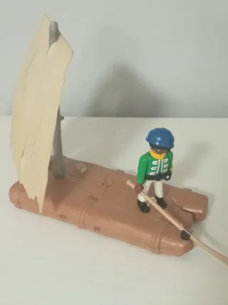 Barca pirata Playmobil con figura