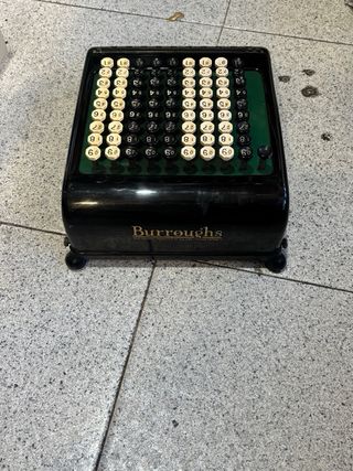 Calculadora antigua burroughs