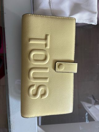Cartera Tous amarilla pastel