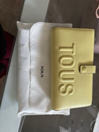 Cartera Tous amarilla pastel