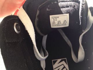 Zapatillas Vans Altas Negras Talla 40 NUEVAS