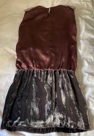 Vestido Oky Coky fiesta lentejuelas y terciopelo