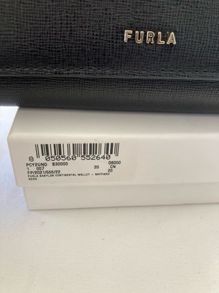 Cartera Furla Babylon Continental Negra