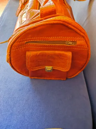 Mochila de cuero