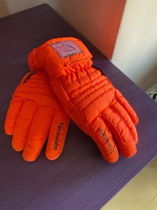 Guantes de esquí Thinsulate Naranja