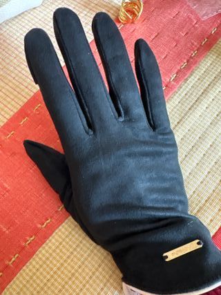 Guantes Antelina Suaves Negros