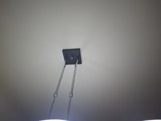 Conjunto Lámpara de pie y de techo moderna cristal