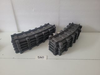 Lote de 10 curvas de Playmobil