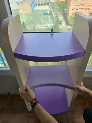 Mueble auxiliar baldas dormitorio