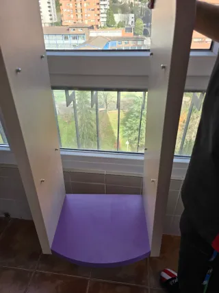 Mueble auxiliar baldas dormitorio