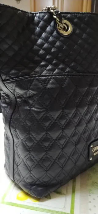 Borsa Guess Nera Trapuntata Donna