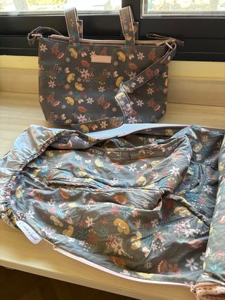 Saco Pasito a Pasito floral con relleno