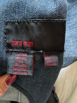 Americana vaquera Zara Talla L