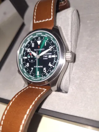 Reloj automatico Tecnotempo World Time Zone TT300W
