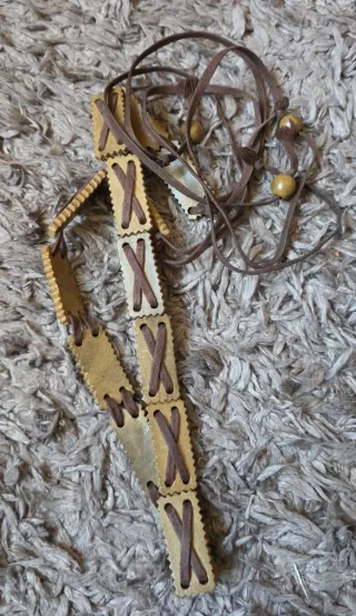 Cinturón mujer cuero trenzado