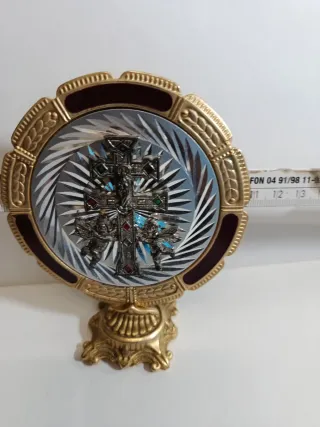 Cruz Caravaca Dorada y Plateada