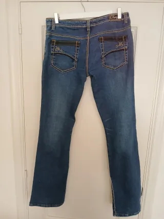 Pantalones vaqueros Morgan azules 80cms cintura