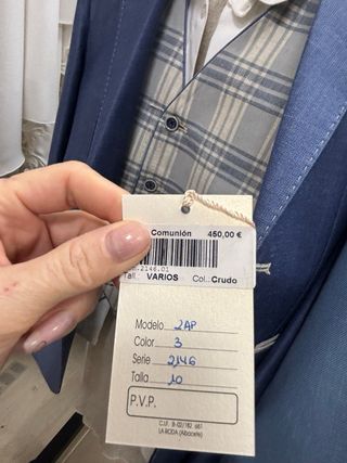 Traje Comunión 9-10-11-12-14-15