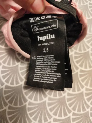 Manoplas Lidl rosas invierno