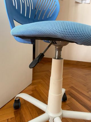 Silla de escritorio infantil azul