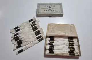 18 Madejas Hilo Bordar Algodón Clark Lavable