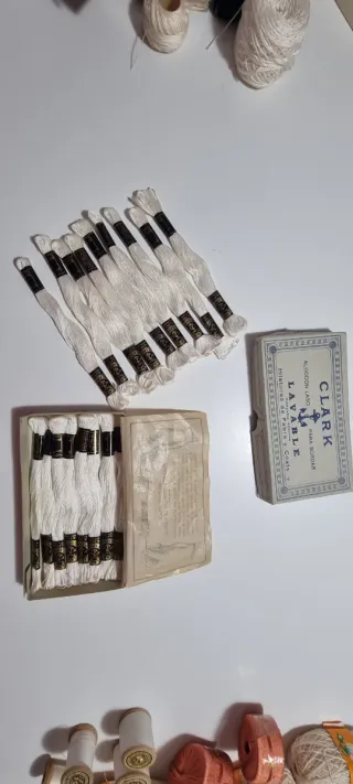 18 Madejas Hilo Bordar Algodón Clark Lavable
