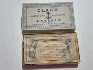 18 Madejas Hilo Bordar Algodón Clark Lavable