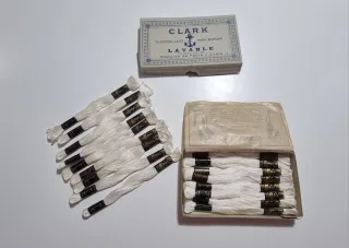 18 Madejas Hilo Bordar Algodón Clark Lavable