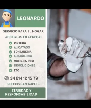 Manitas a Domicilio,Arreglos en Gral, Limpieza