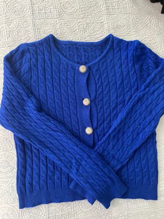 Maglione blu taglia S