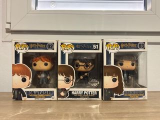 Funko Pop Harry Potter Ron, Harry, Hermione