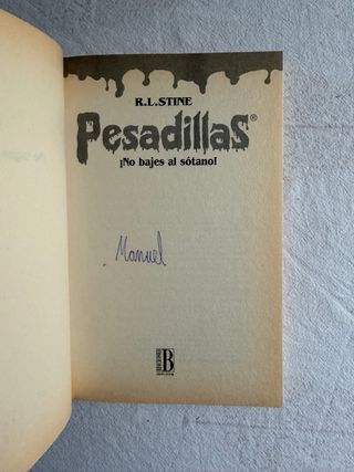 Pesadillas - No bajes al sótano (número #5)