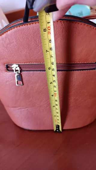 Secchiello tracolla marrone