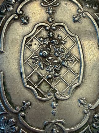 Specchio antico chatelaine Art Nouveau